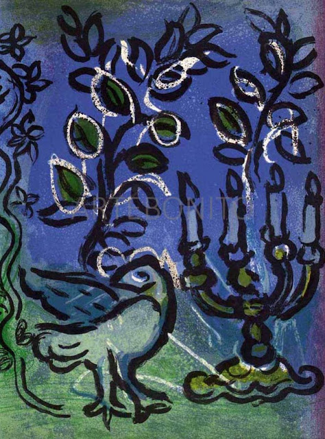 The Candlestick by Marc Chagall