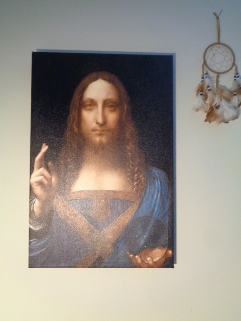 My copy of Salvatori Mundi from Macy's online.