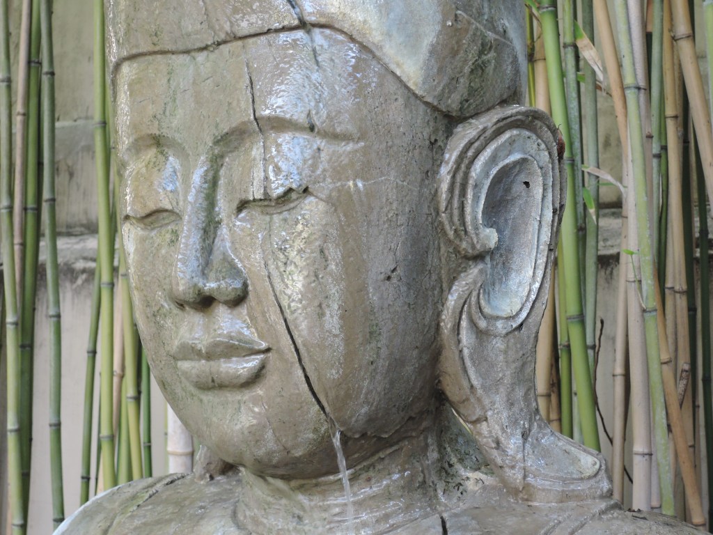 buddha wooden head / california